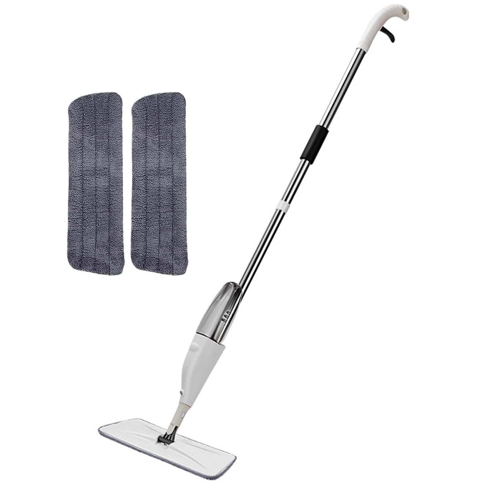 Mop Per La Pulizia Dei Pavimenti Scopa A Spruzzo Con Riutilizzabile | Panni In Microfibra Lavabili Rotazione 360° Serbatoio 400 ml Per Casa Cucina Bagno Garage