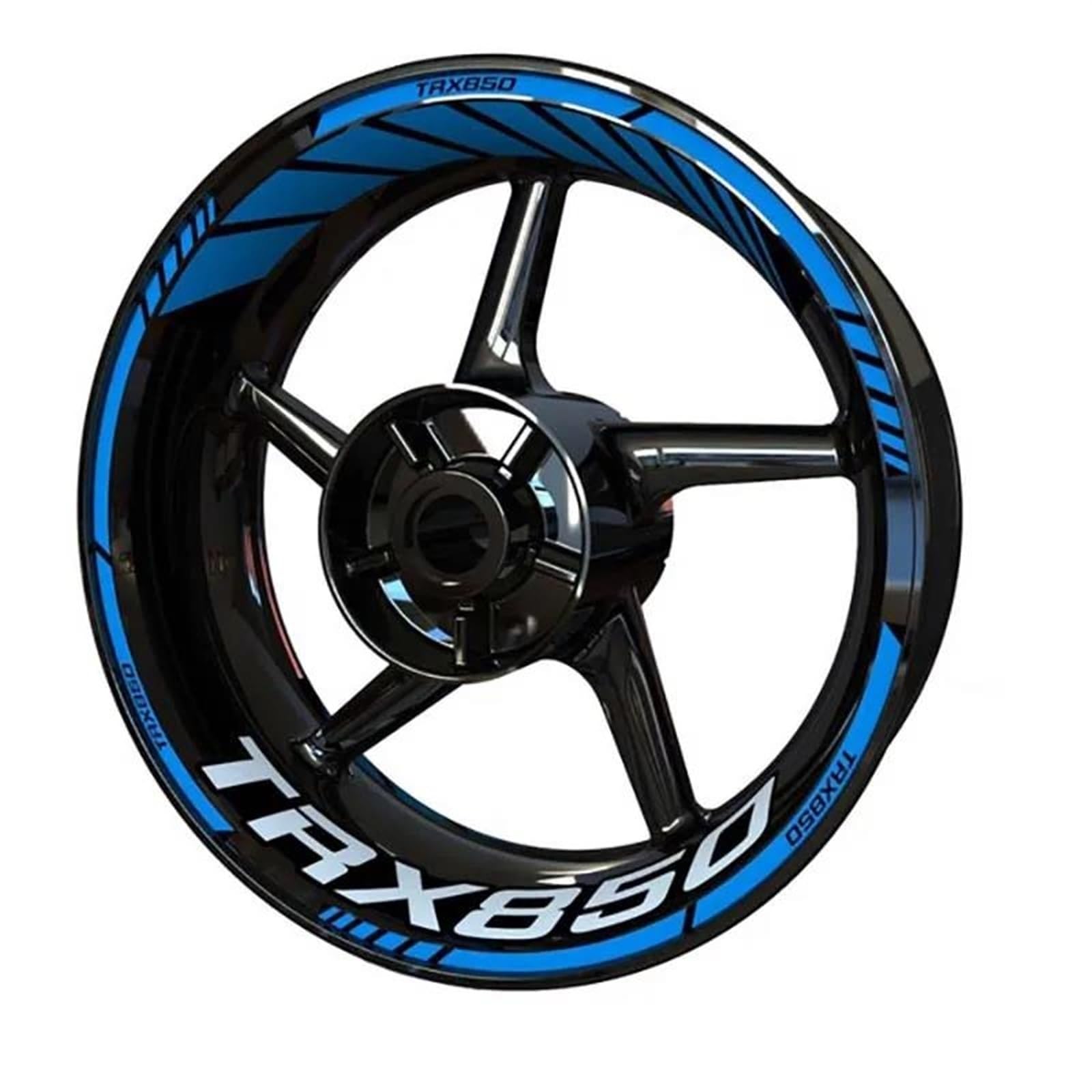 Motorcycle Wheel Sticker Racing Rim Stripe Decal Decoration for Yamaha TRX 850 Trx-850