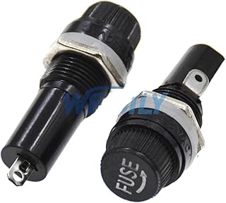 5PCS 6 * 30mm Fuse Holder 6X30 Fuse Socket Fuse Holder for 6 * 30 Fuse Panel Installation