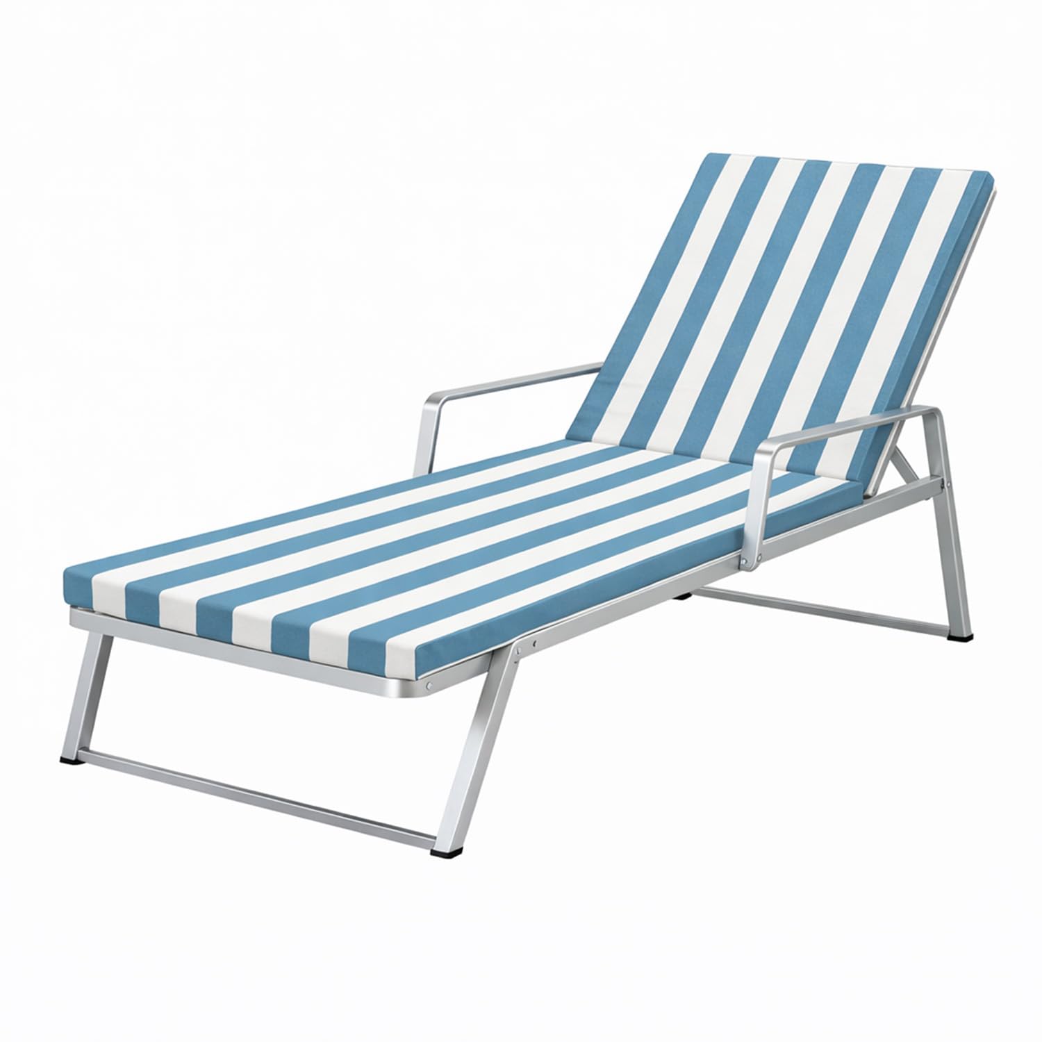 Matelas de piscine Outdoorfor bleu 203x66x10 cm en mousse 50D