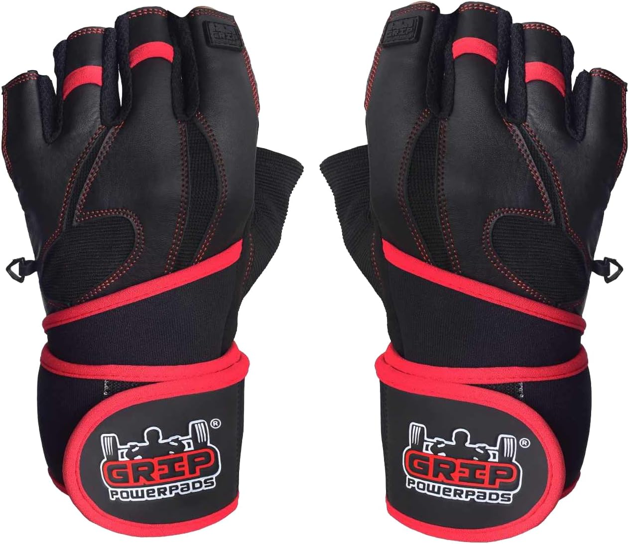 Gym Gloves - Ranger with Built in 2" Wide Wrist Wraps Design for Weight Lifting, Power Lifting, Bodybuilding & Strength Training Workout Exercises