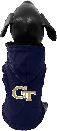 Miniatura 1 de NCAA Georgia Tech - Camisa de perro con capucha de algodón y licra, color amarillo
