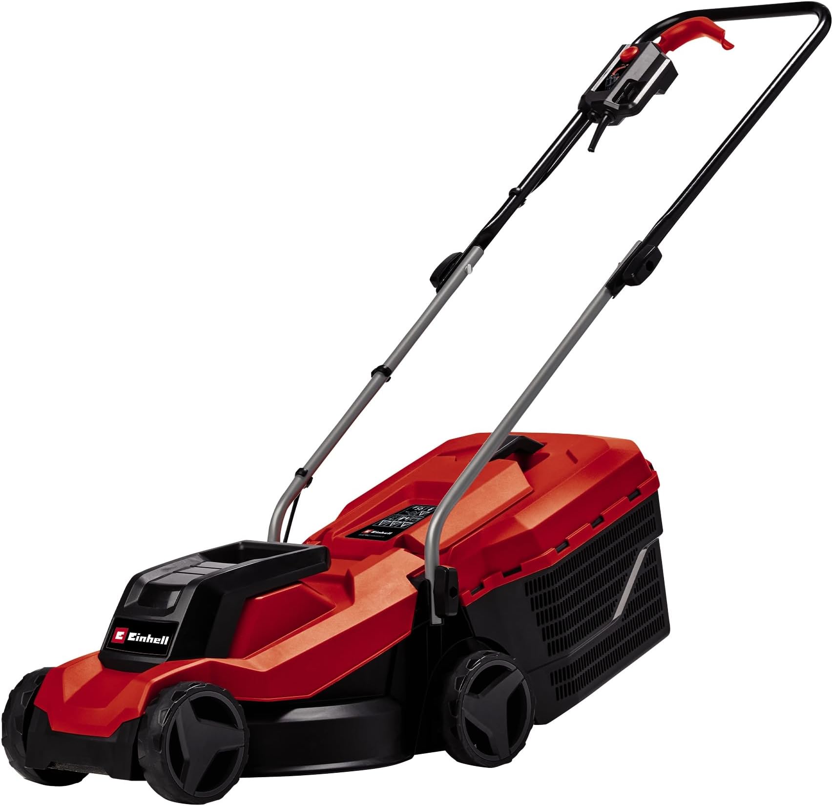 Electric Lawn Mower, 1000W, 32cm Cutting Width, 30L Large Capacity Grass Box, Variable Height Grass Cutter (30-70mm) - Lightweight Corded Lawnmower for Small Gardens Up to 300m² GC-EM 1000/32
