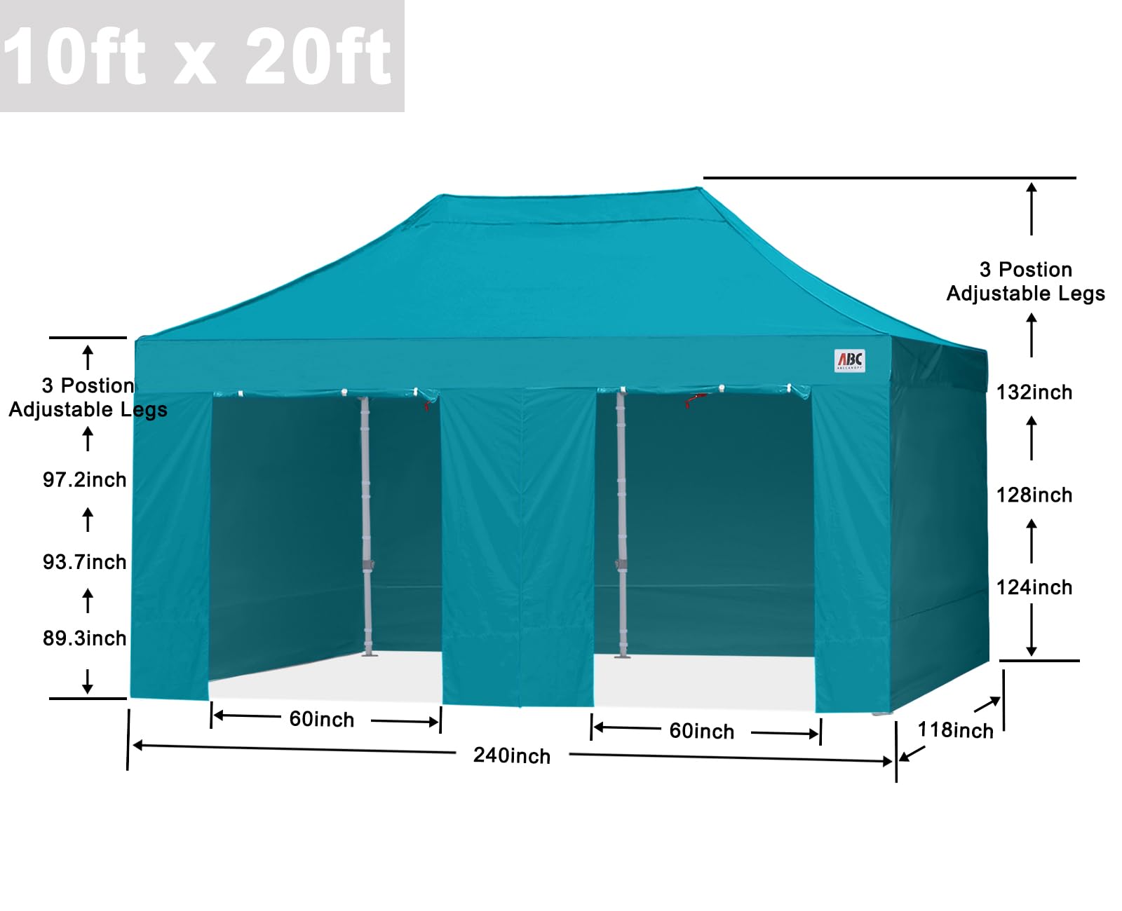 Amazon.com : ABCCANOPY Commercial Pop Up Canopy Tent with