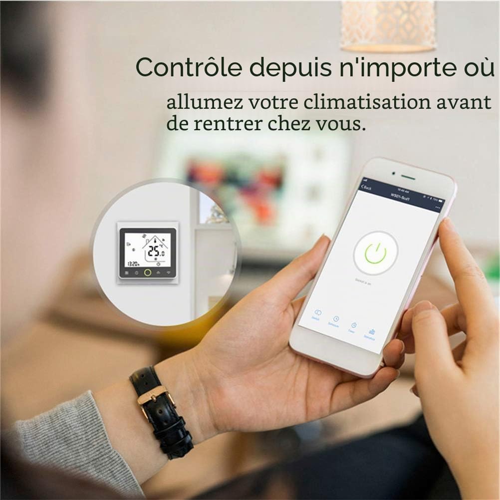Smart WiFi Electric Underfloor Heating Thermostat 16A 95-240V