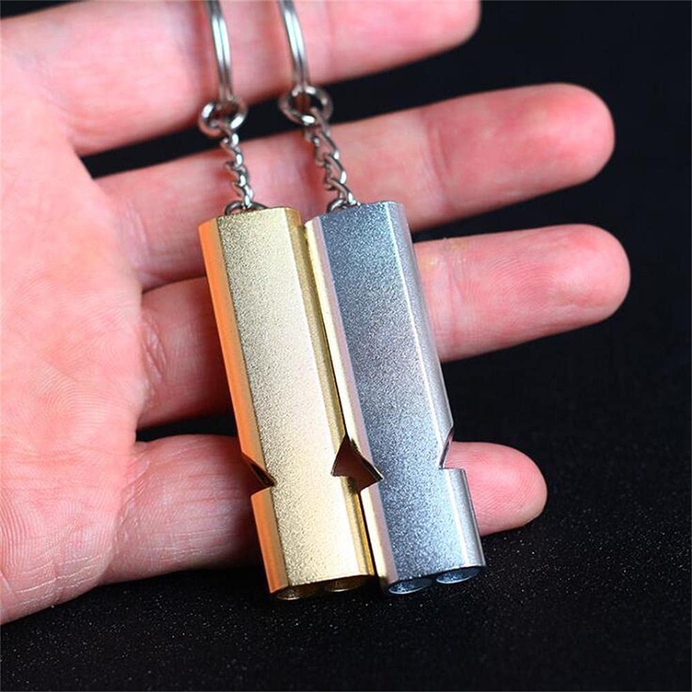 ♪ ホイッスル 防災 超音波緊急笛　サバイバル安全笛キット　3個　ゴールド Amazon.co.jp: サバイバルホイッスル 緊急ホイッスル 防災 救援 笛