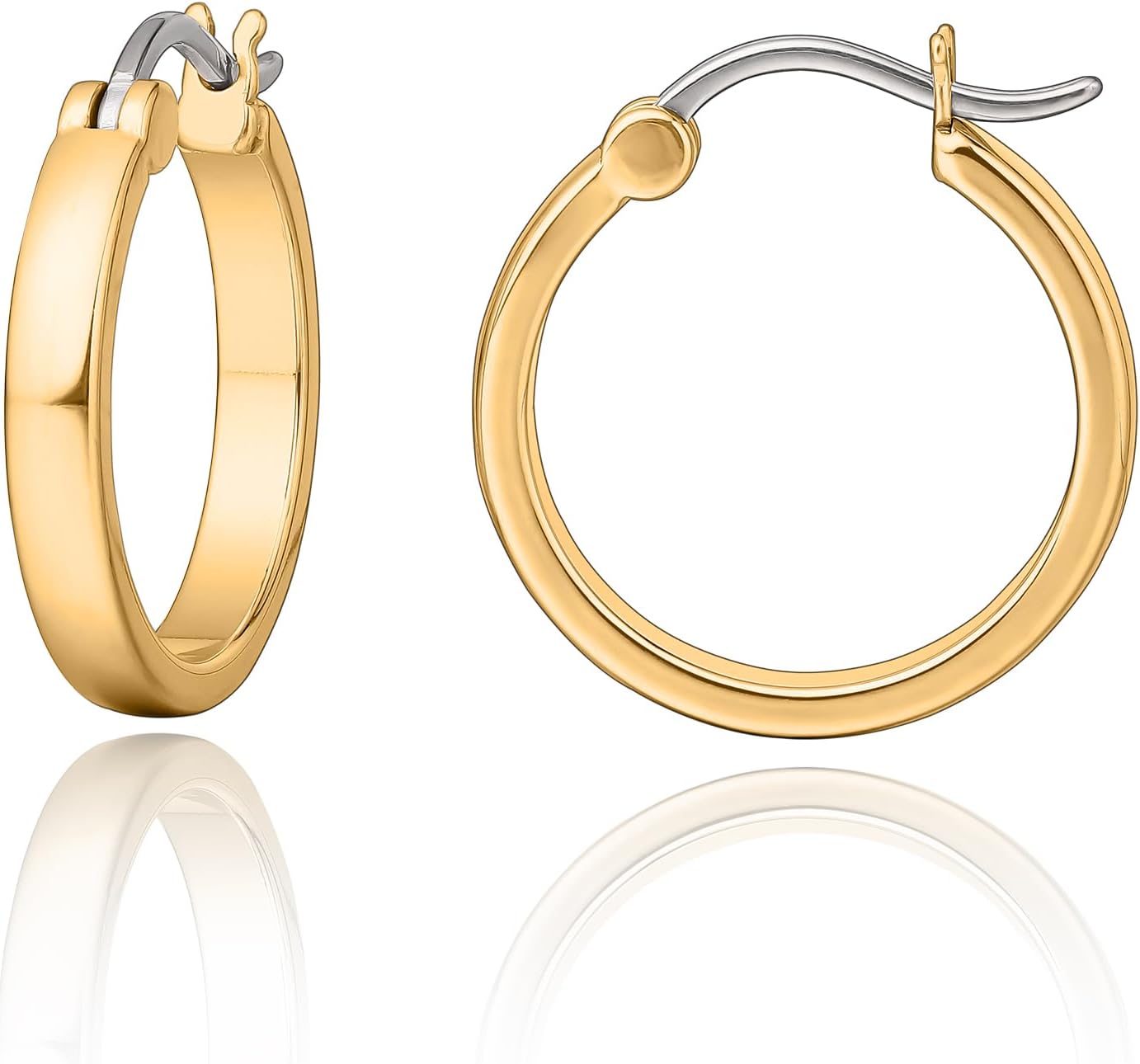 Limerencia G23 Pure Titanium Hypoallergenic Hoop Earrings for Women Sensitive Ears