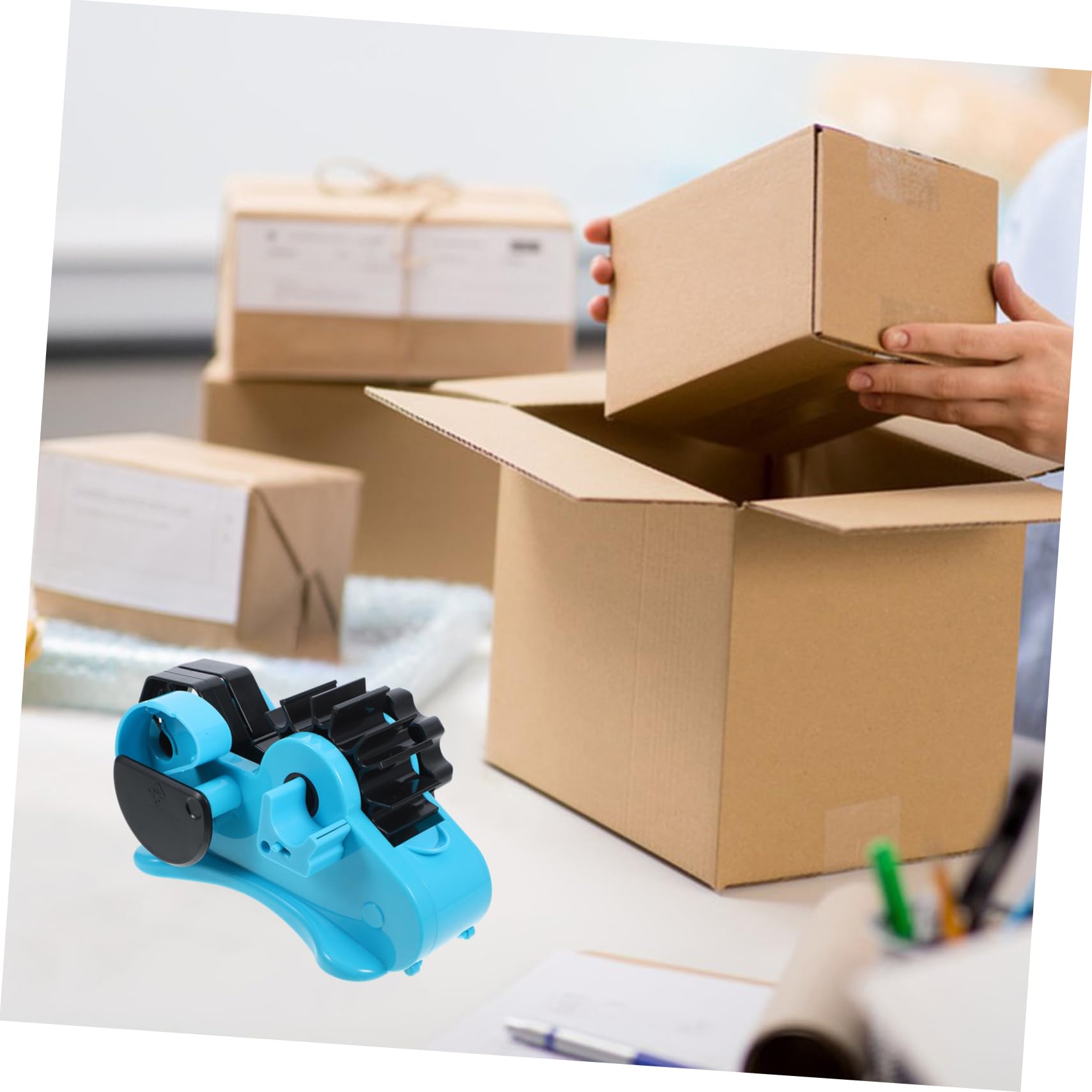 Klebebandspender Material Mit Klebebandschneider Für Tischgebrauch Geeignet Für Büro Schule Und Bastelprojekte