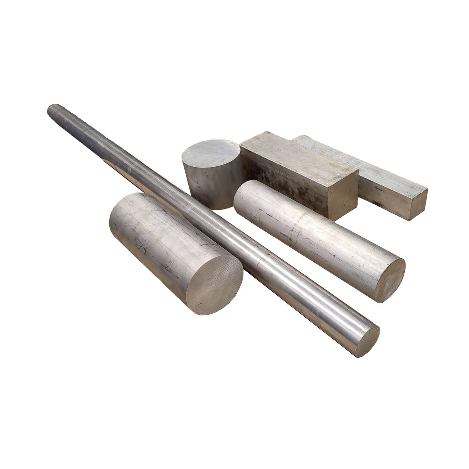 Barra redonda de aluminio EN AW 6082 dura Ø 40 mm longitud 350 mm (35 cm) 1 unidad