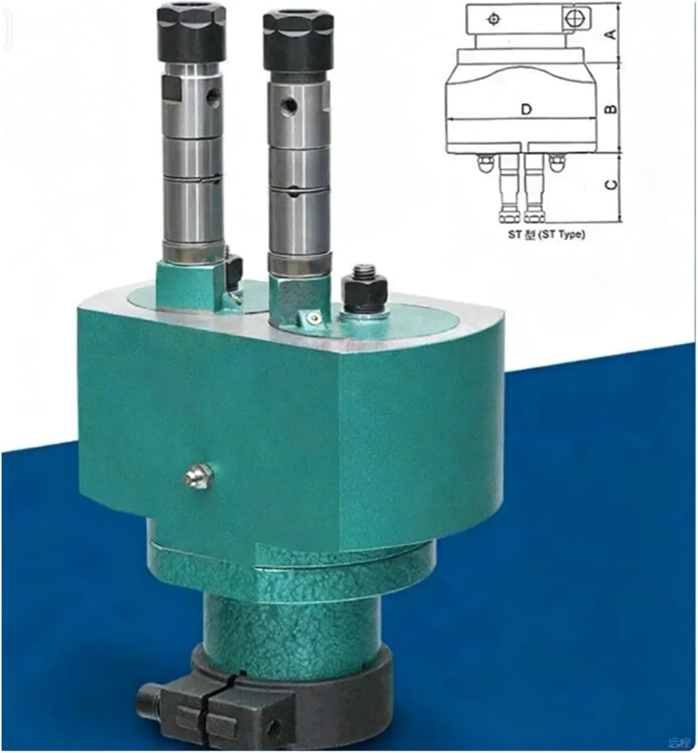 Two-Spindle Multi-Head Drill Multi-axis drilling, drilling and machine, tapping machine, multi-axis accessories, multi-head tapping(ST108-ER11)
