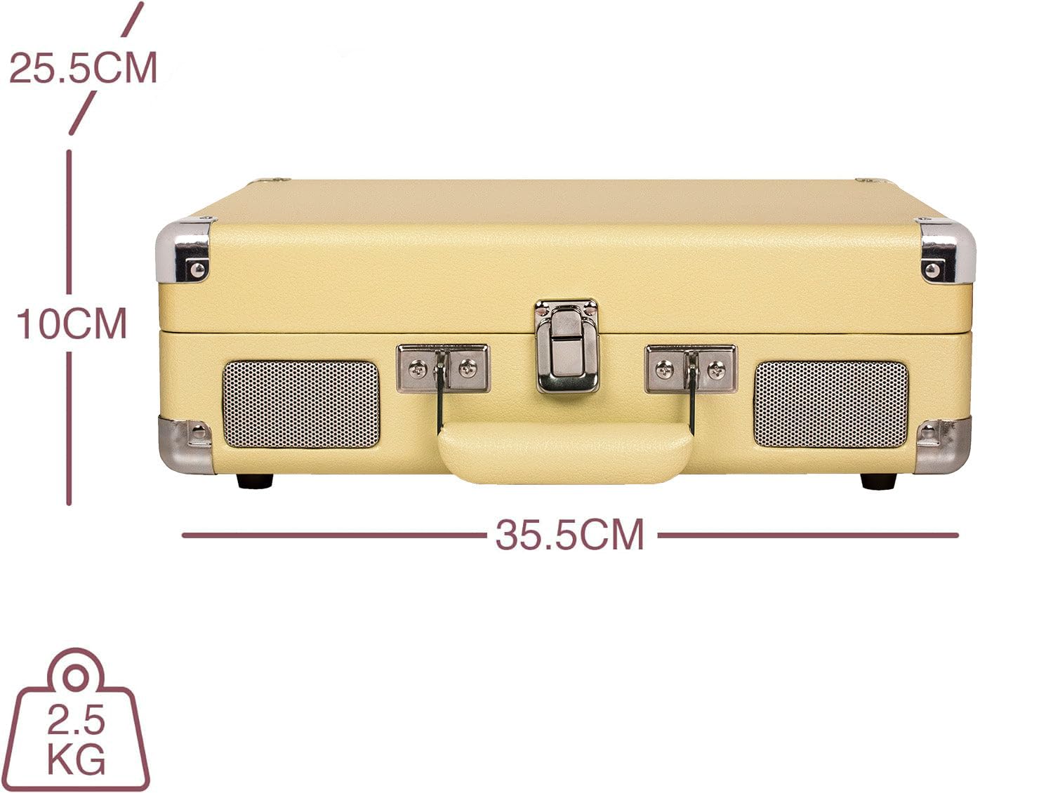 Crosley Cruiser Deluxe Platine Vinyle Bluetooth - Tourne Disque Vintage - Fawn