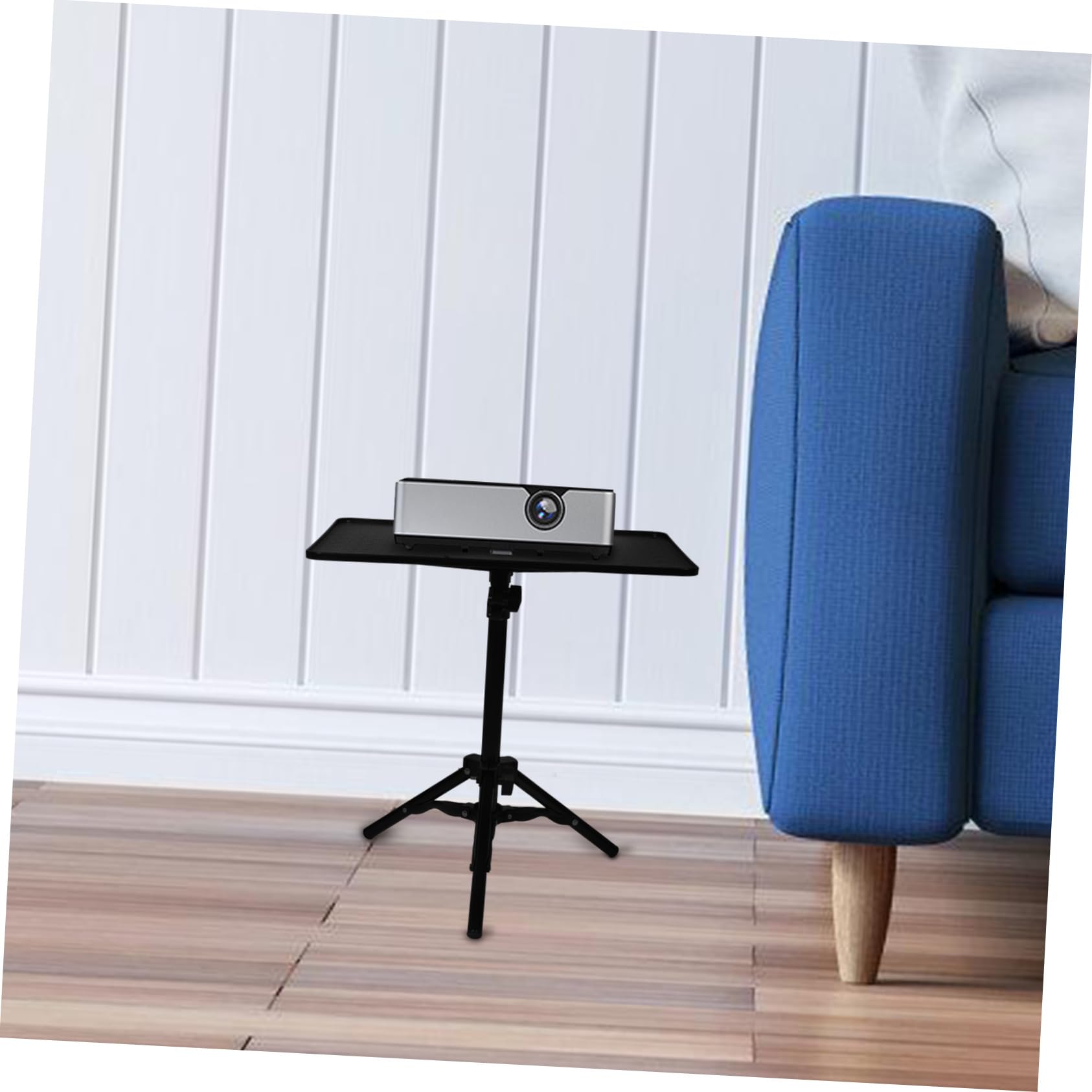 Treppiede Per Proiettore Regolabile Con Supporto Per Laptop e Altoparlanti Stabile e Portatile Per Domestico e Professionale