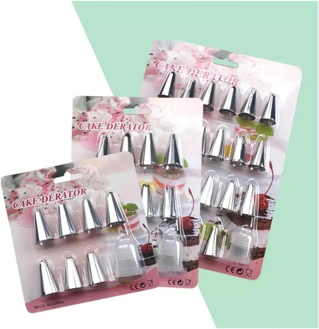 12/24pcs Pastry Nozzles Cake Decorating Tools Flower Baking Accessories(12PC)
