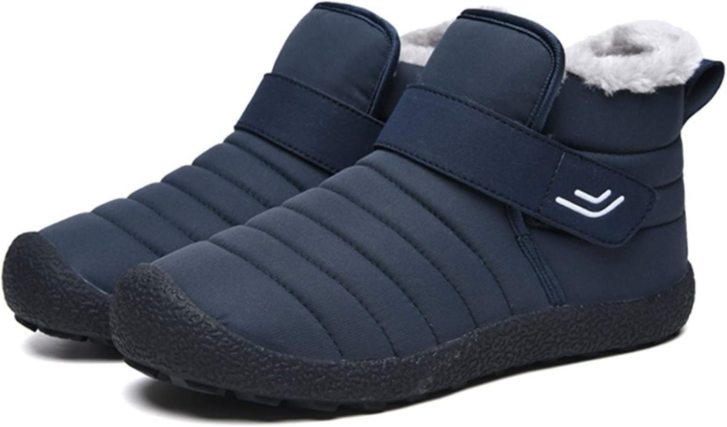 [PANLON] スノーブーツ 22.5cm 防寒ブーツ メンズ 防寒 保温 裏ボア カジュアルブーツ 小さいサイズ 防水 ショット