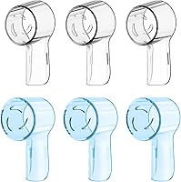 Vista 9 de Paquete de 6 fundas para cepillos de dientes a prueba de polvo compatibles con cabezales de repuesto Oral B iO Ultimate Clean Gentle Care y cepillos