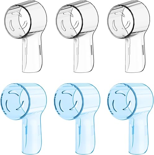 Miniatura 9 de Paquete de 6 fundas para cepillos de dientes a prueba de polvo compatibles con cabezales de repuesto Oral B iO Ultimate Clean Gentle Care y cepillos