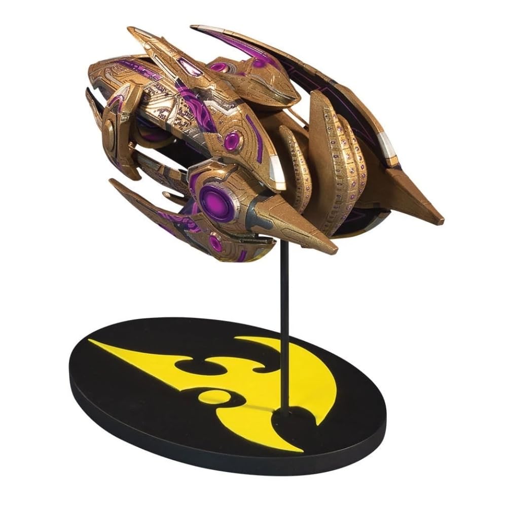 Blizzard StarCraft Limited Edition Golden Age Protoss Carrier Ship Model Building Collectible Model Figur, Small to Medium