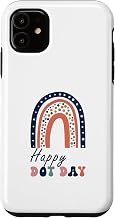 iPhone 11 Colorful Rainbow Dots International Dot Day teacher student Case