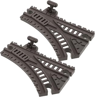 HEMOTON 2pcs Flexible Tracks for Toy Cars Train Track Accessory Turning and Elastic Deformation for Boys and Girls Playset and World