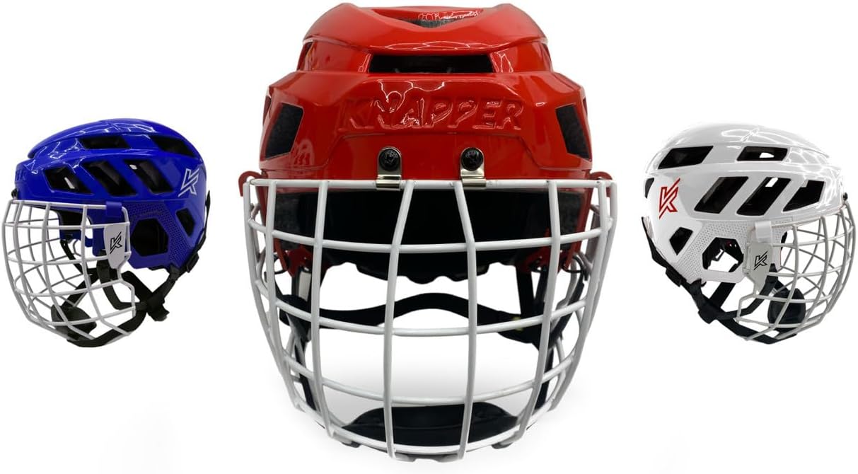 Ball Hockey Helmet | AK5 Helmet | CAGE Combo | KNAPPER - Junior