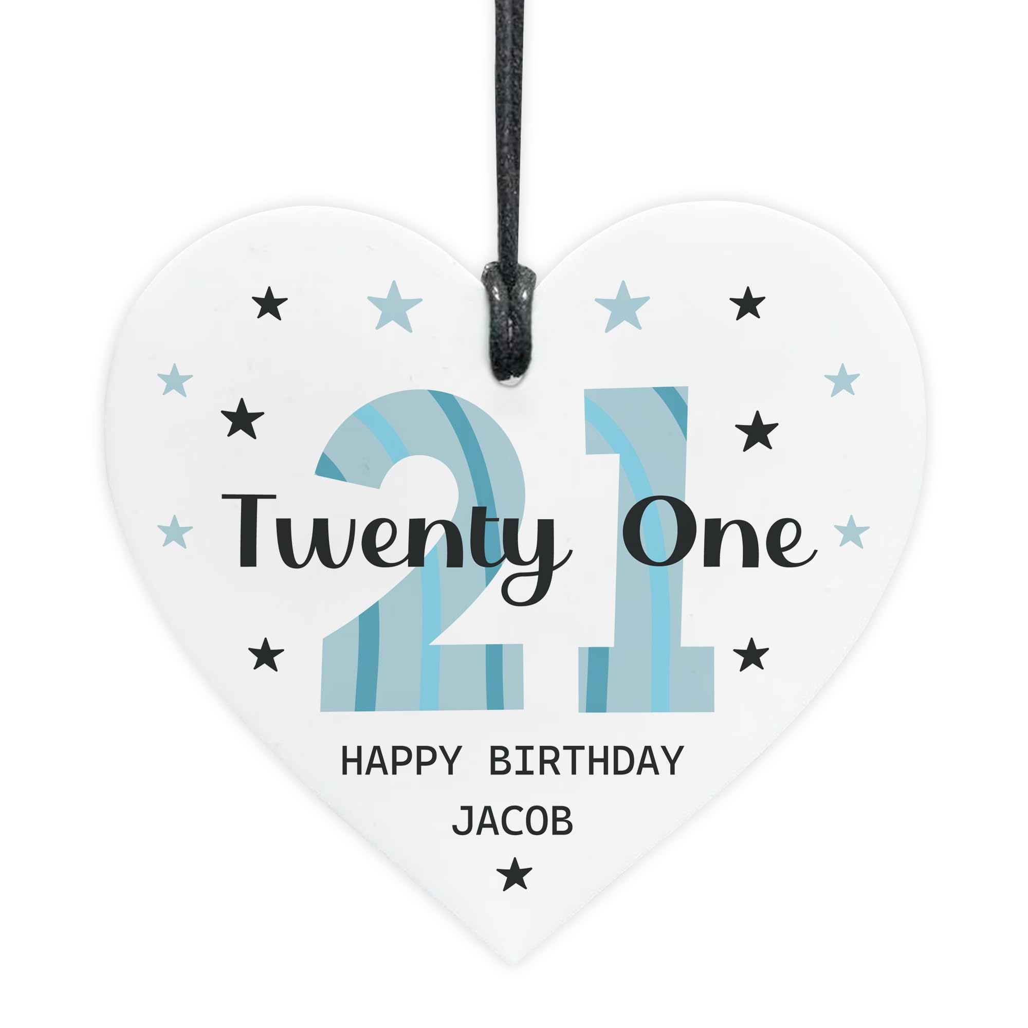 Red Ocean Happy 21st Birthday Gifts Boys Personalised Gift For Son Grandson Nephew Brother 21st Birthday Decorations For Him Son Gift Grandson Keepsake
