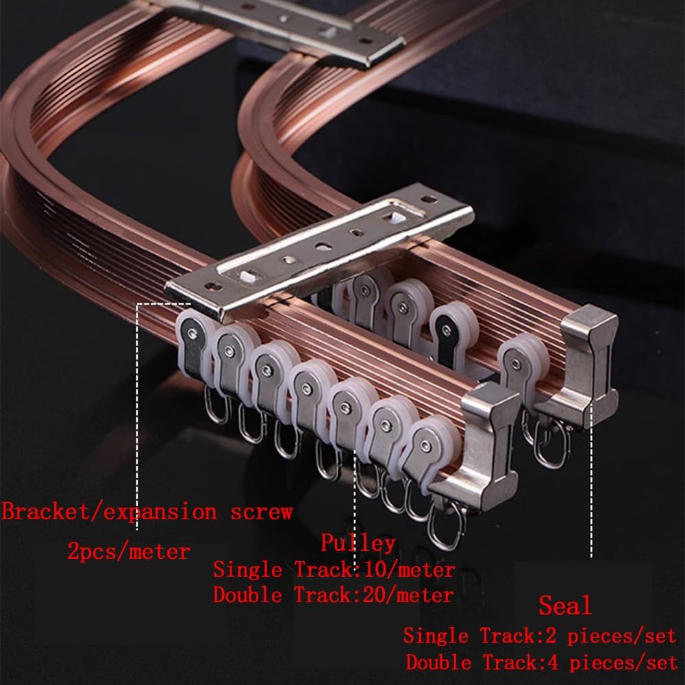Lot de 2 rails muraux flexibles et pliables en aluminium pour rail en forme de L - 4 m de long - Parfait pour la décoration d'intérieur et les solutions d'éclairage
