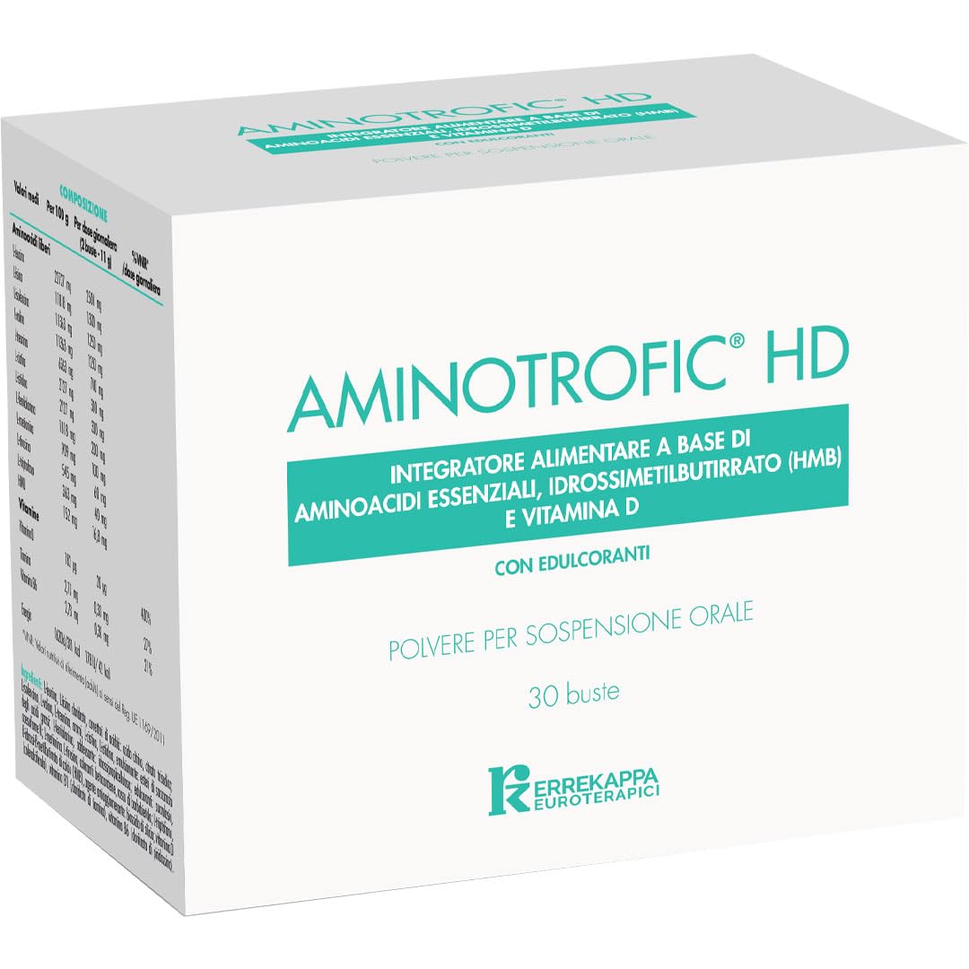 Errekappa Euroterapici AMINOTROFIC HD 30 BUST, Bianco, 1.0 unità, 10.0 grams