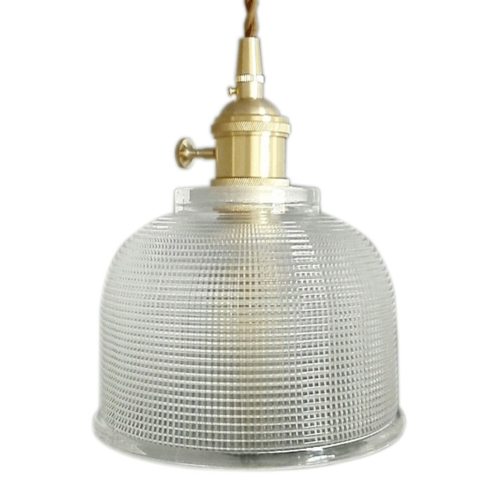 Suspension laiton E27 boule réglable pour éclairer une table de salle