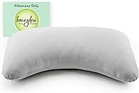 Vista 9 de Funda de almohada Honeydew tamaño King para dormir de lado - Se ajusta a las almohadas curvas Scrumptious y Essence para dormir de lado - Cómoda