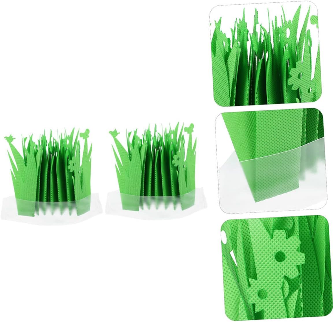 2 Pack Reptile Tank Humidifier Simulated Plants Decorative Terrarium Decor for Bearded Dragon Gecko Turtle Tank No Electricity Operation Fresh Air 8.26 X 6.88 X 1.96 in