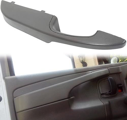 Miniatura 8 de Tirador interior de la puerta delantera izquierda del lado del conductor, reposabrazos completo de peltre compatible con Chevy Express GMC Savana