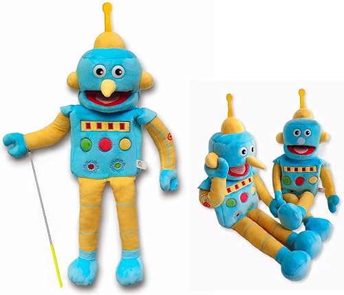 Marioneta robot Rodayna de 25 pulgadas, marioneta para niños, marioneta grande estilo ventrílocuo, marioneta de mano