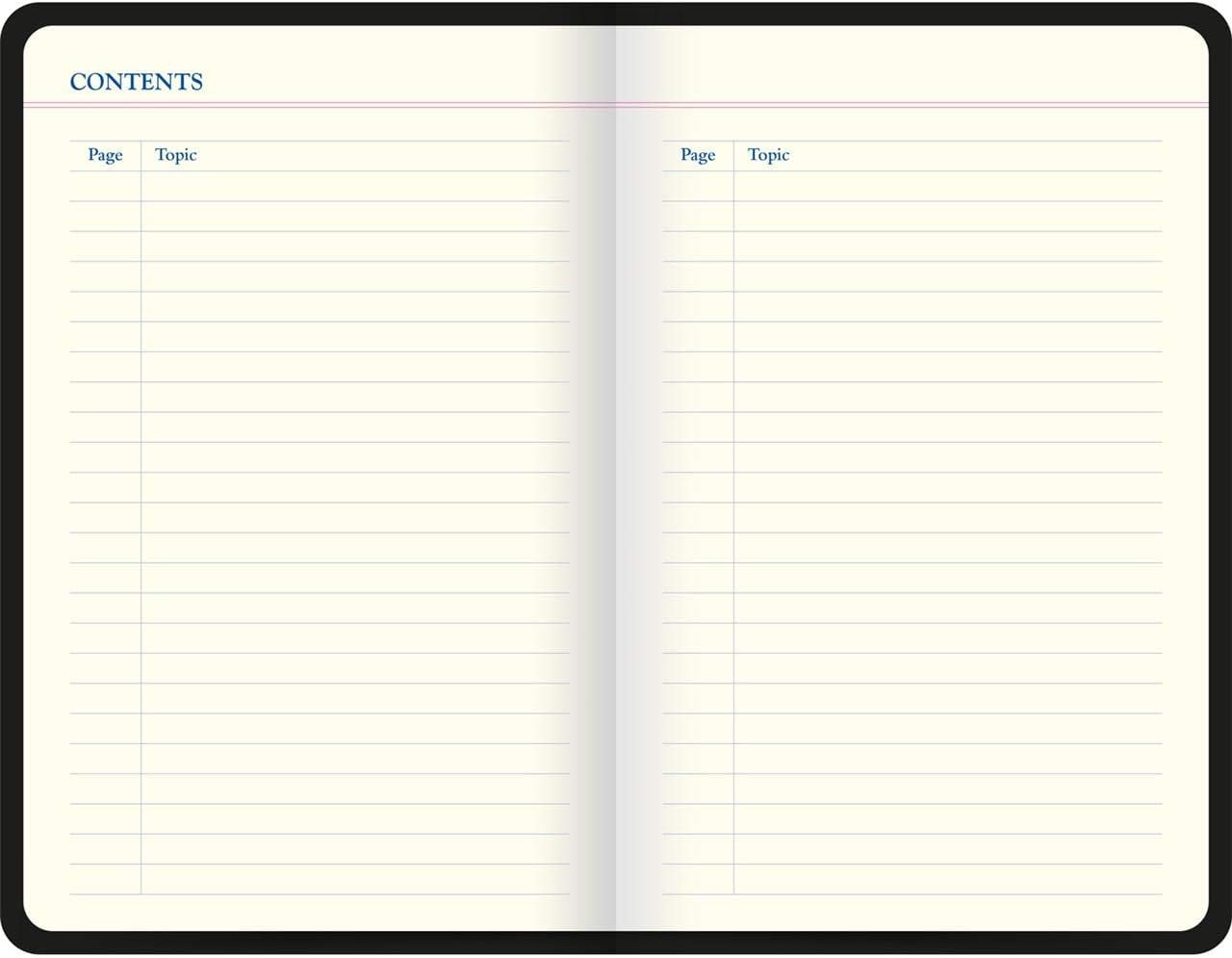 Let's Travel Notebook Book Icon Black 090152