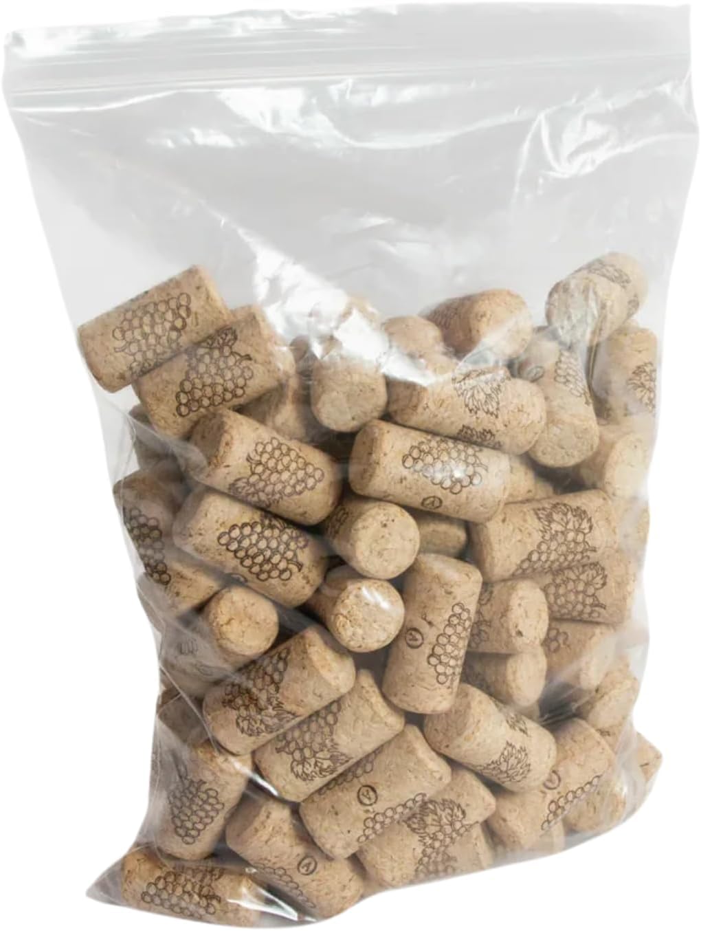 Craft A Brew - Wine Corks - Food-Grade Agglomerated Corks - For 750 mL Wine Bottles - For 9-12 Months of Bottle Storage/Aging - Corker Required for Install (Sold Separately) - 44mm x 22mm - 100 Count