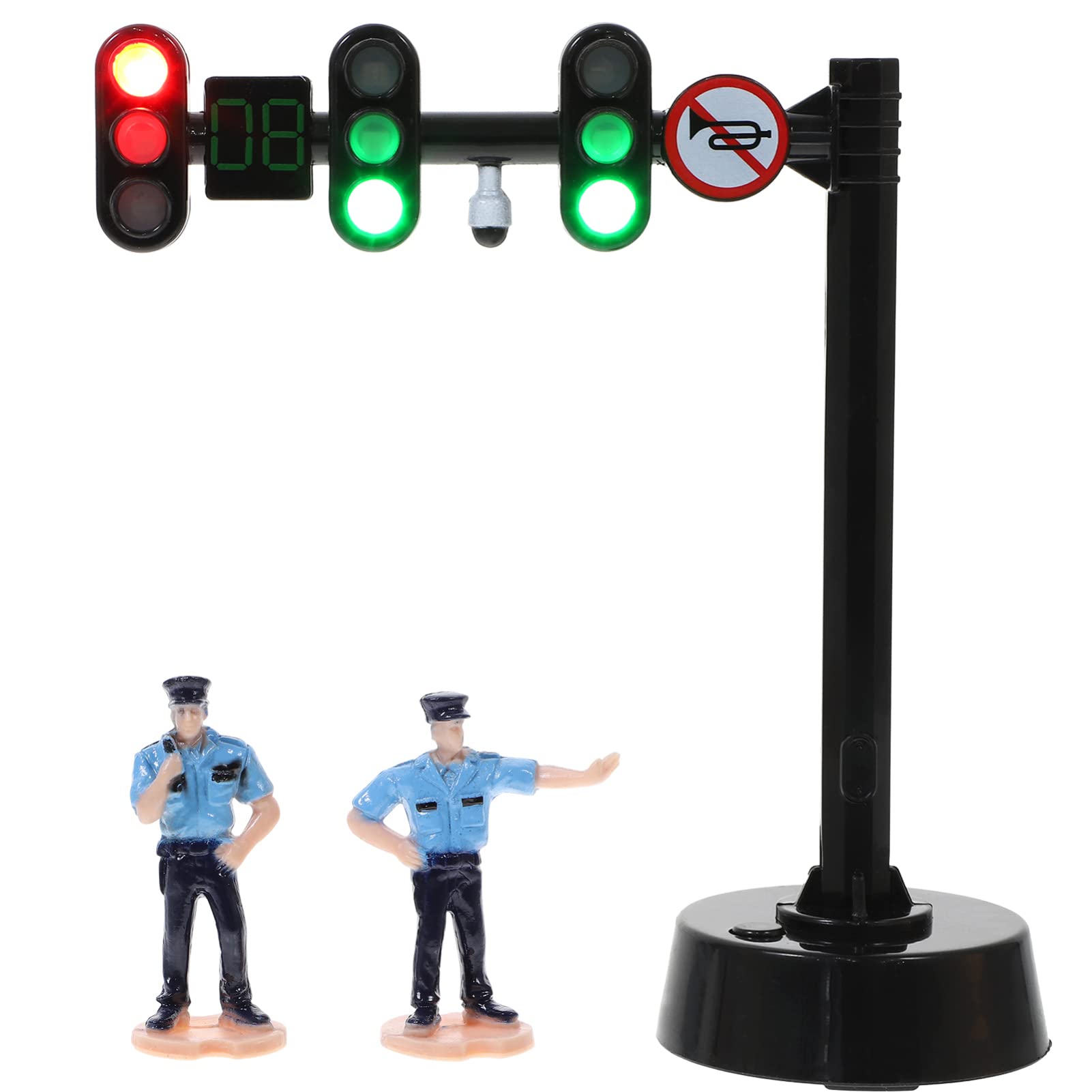 STOBOK Traffic Light Toy Kids Vehicle Road Traffic Light Toy Educational Road Sign Toy