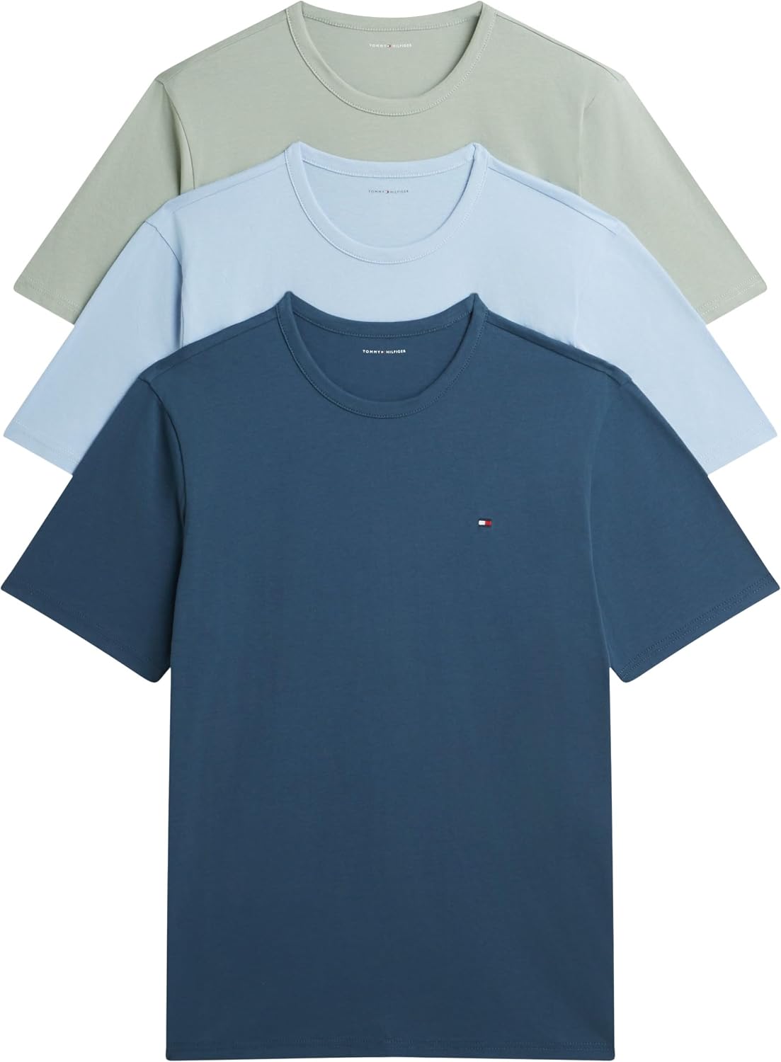 Tommy Hilfiger 3p SS tee Um0um03870 Camiseta S/S Hombre (Pack de 1)