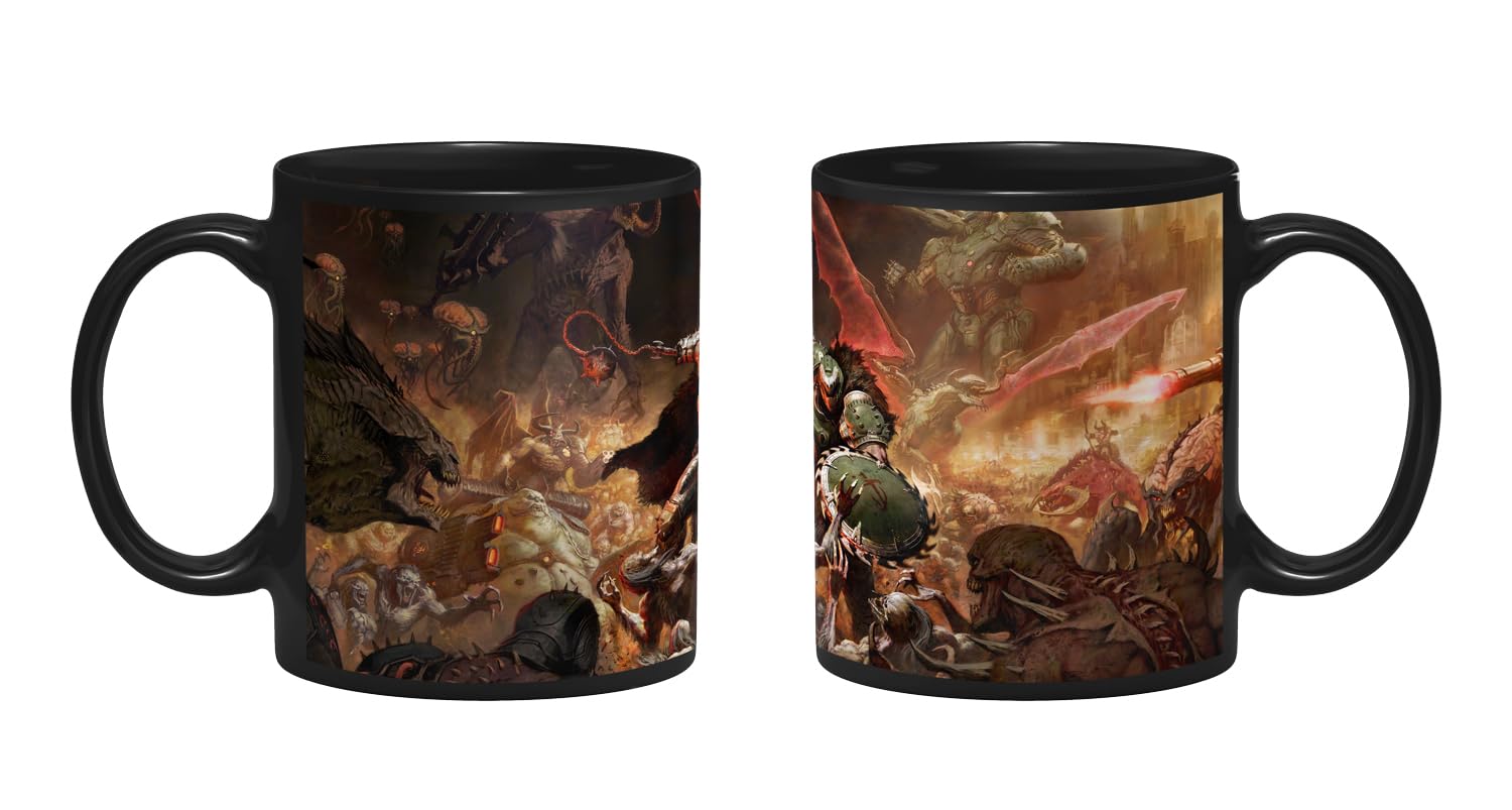 DPI Merchandising Doom: The Dark Ages Mug Keyart, Black