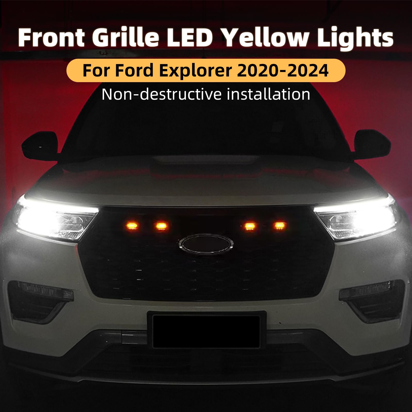 Amazon.com: FDAIUN LED Front Grille Light for Ford Explorer