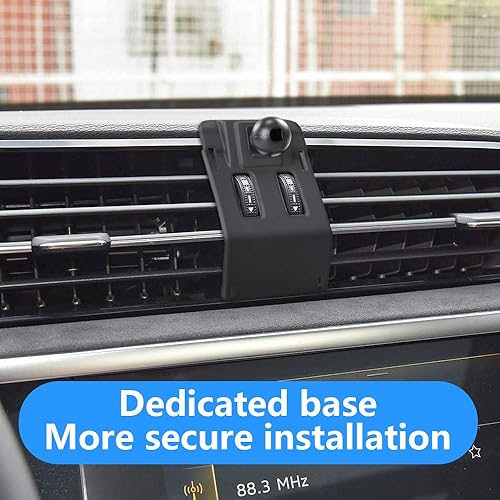 Miniatura 4 de LUNQIN - Soporte de teléfono de coche para Audi Q3 2019-2024 teléfonos grandes con funda Accesorios para automóvil, soporte de navegación,