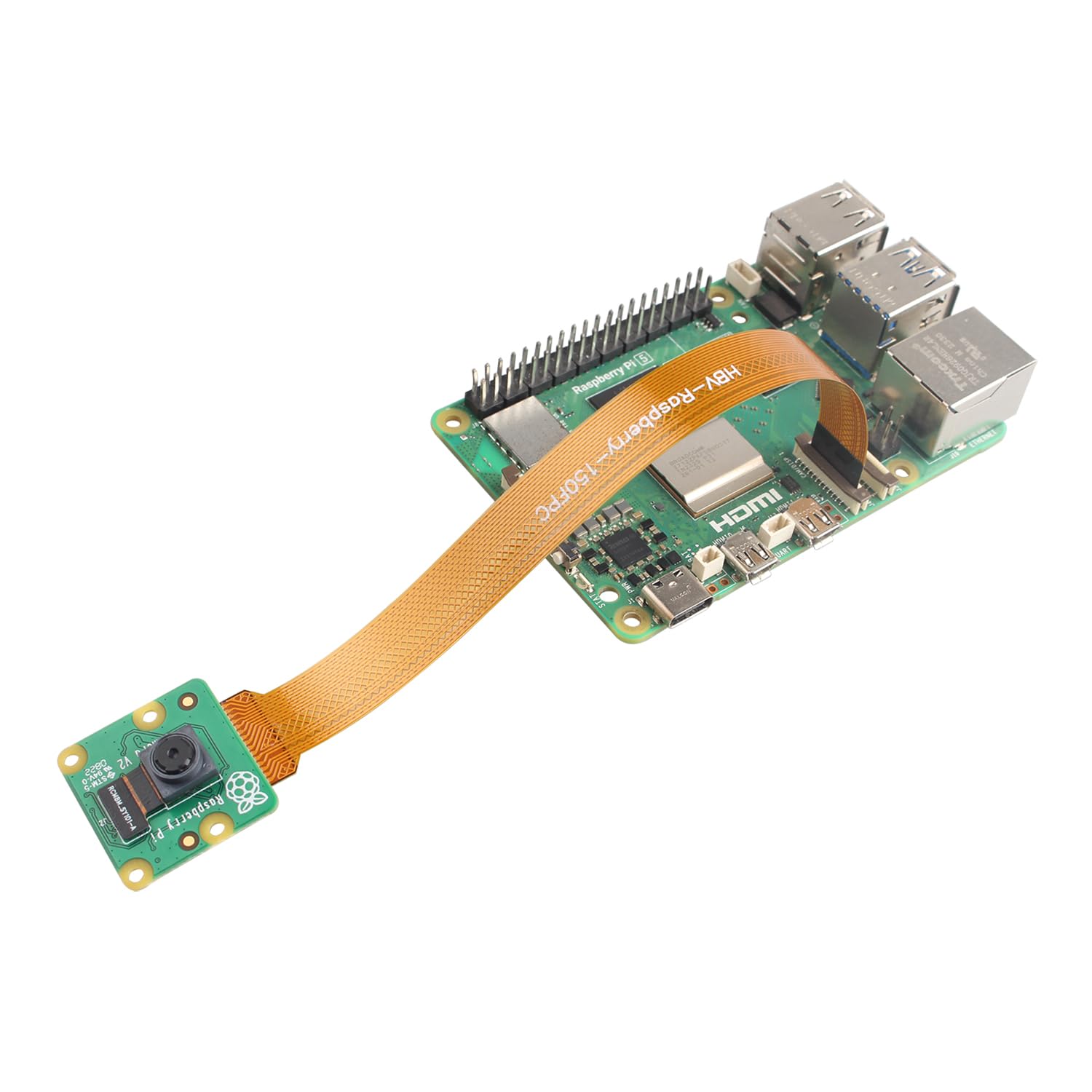 ZDE 2 pezzi 16CM cavi per fotocamera CSI FPC per Raspberry Pi 5 Zero Zero W Ribbon Flex Extension Cable Adapter 15 Pin a 22 Pin