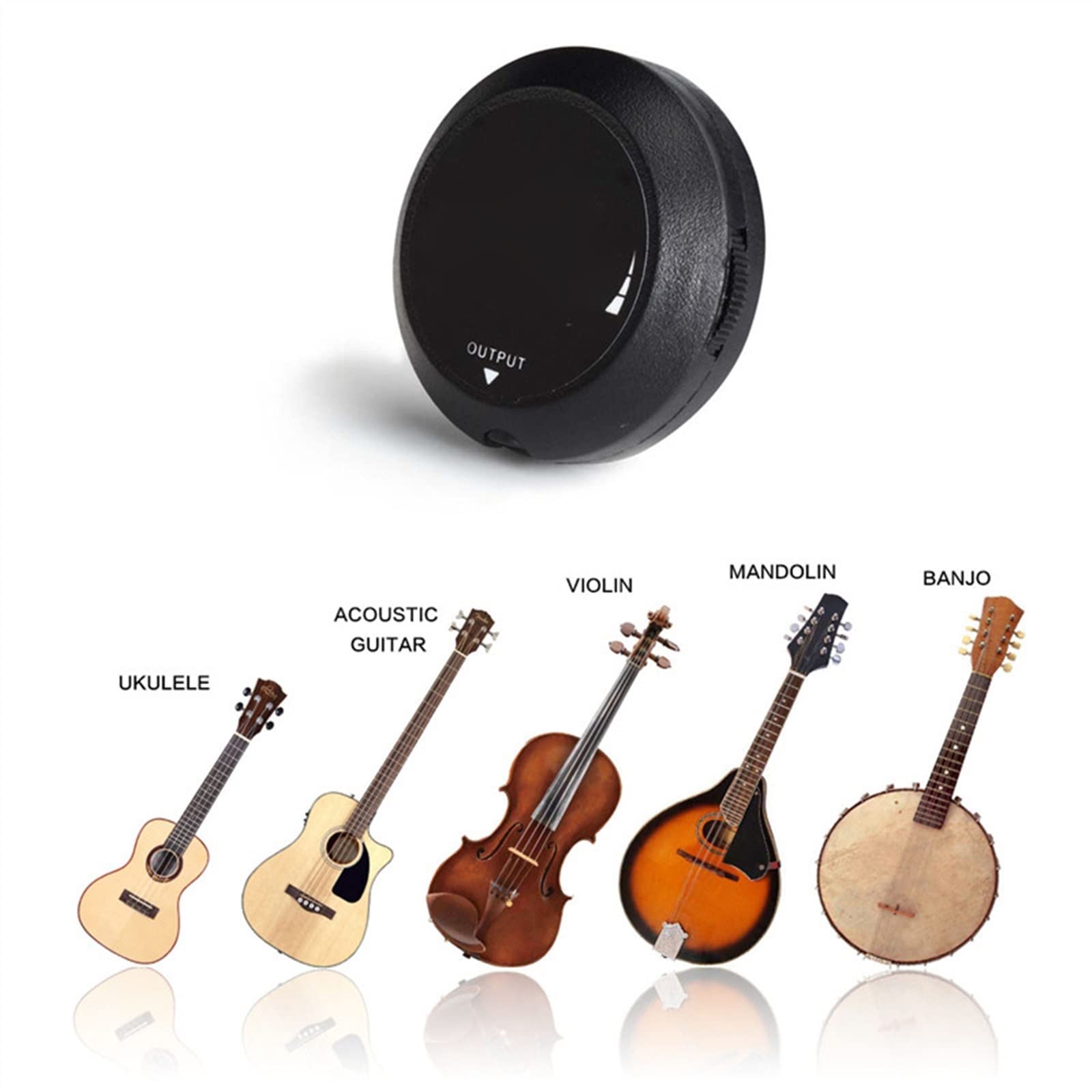 Transducer Akoestische Gitaar Pickup Piezo Contact Microfoon Voor Akoestische Gitaar Viool Ukulele Mandoline Accessoires voor akoestische gitaren