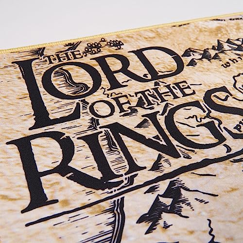 Image of SUBSONIC The Lord of The Rings Mouse Pad 35x15 in Extra Large Mousepad | Official Licence, Desk Mat with Smooth Surface Optimised for Mouse Sensors, Non-Slip gaming Mousepad Base and Stitched Edges