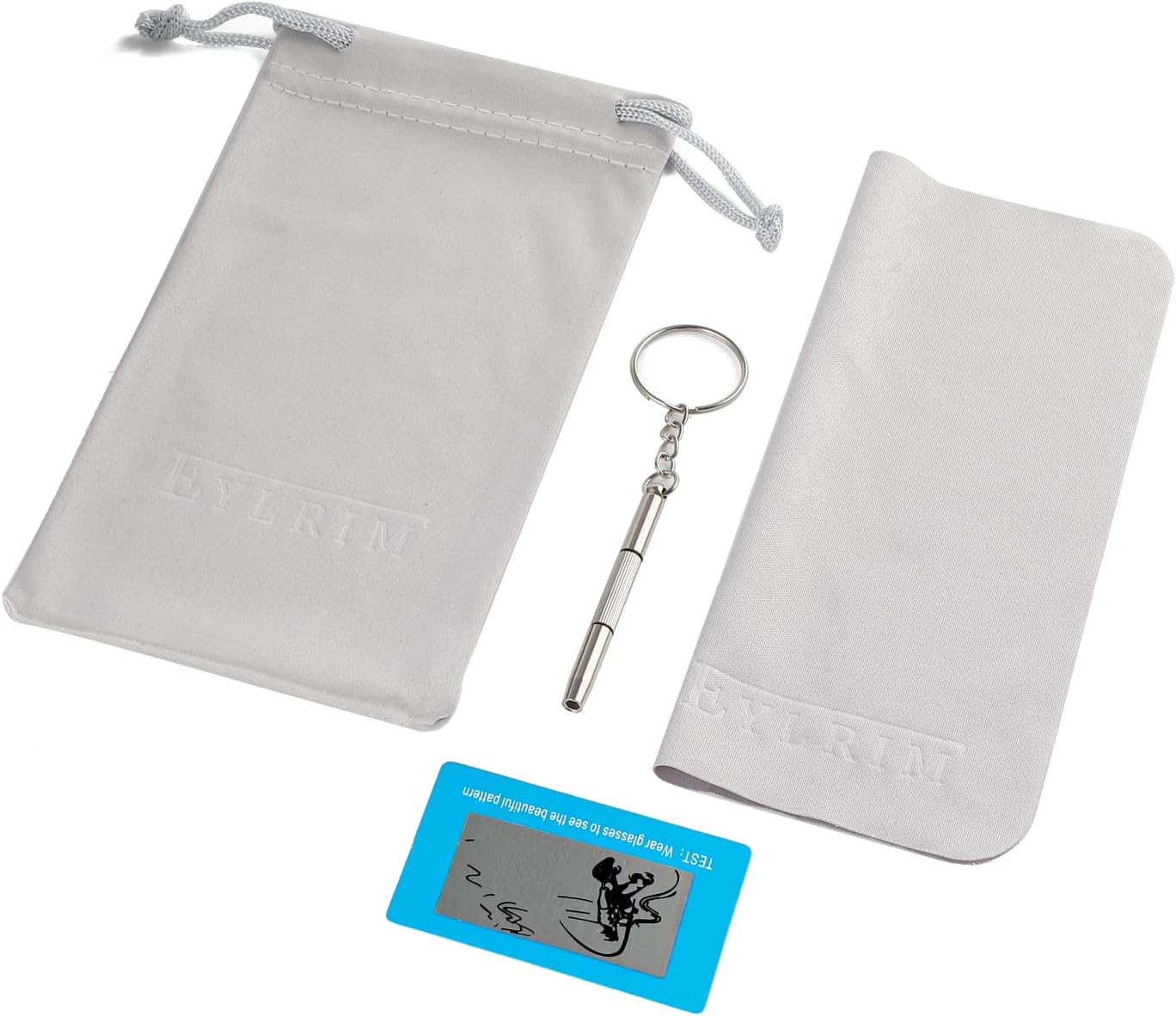 EYLRIM Thick Square Frame Sunglasses for Women Men Chunky Rectangle Polarized Sunglasses UV400 Protection - Image 7