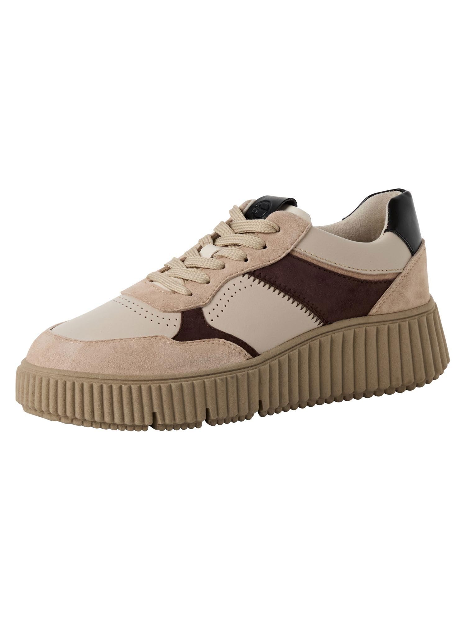 Tamaris Women's 1-23774-43 Sneaker, Antelope Comb, 5 UK