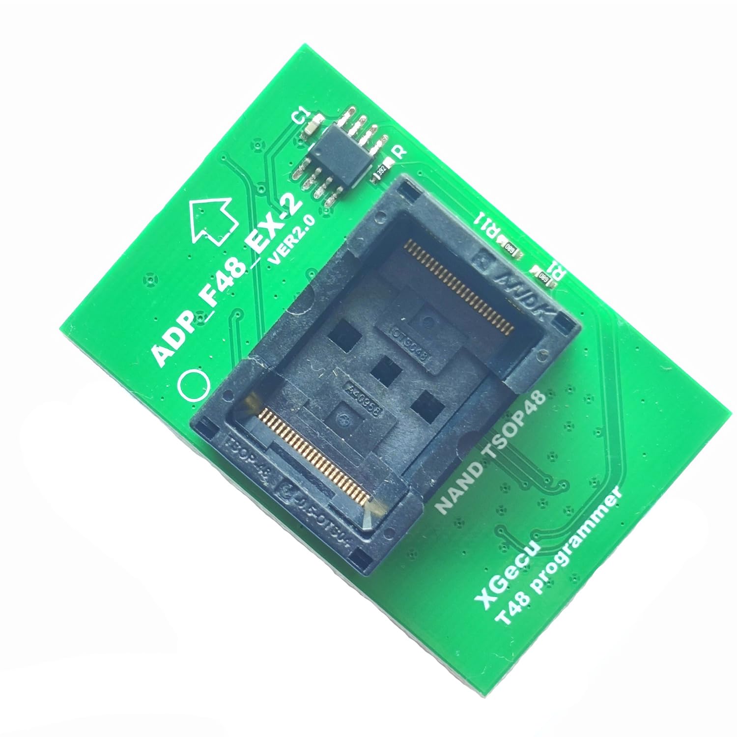 XGecu NAND TSOP48-2 Adaptateur NAND Flash à utiliser uniquement T48 (TL866-3G) Programmer ADP_F48_EX-2 ic chip Socket