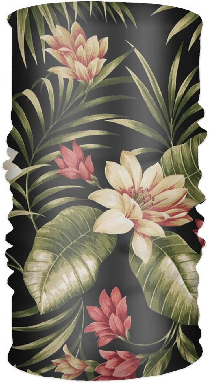 Outdoor Headband, Elastic Seamless Scarf Flower Fabric Design Sport Headwear for Men & Women