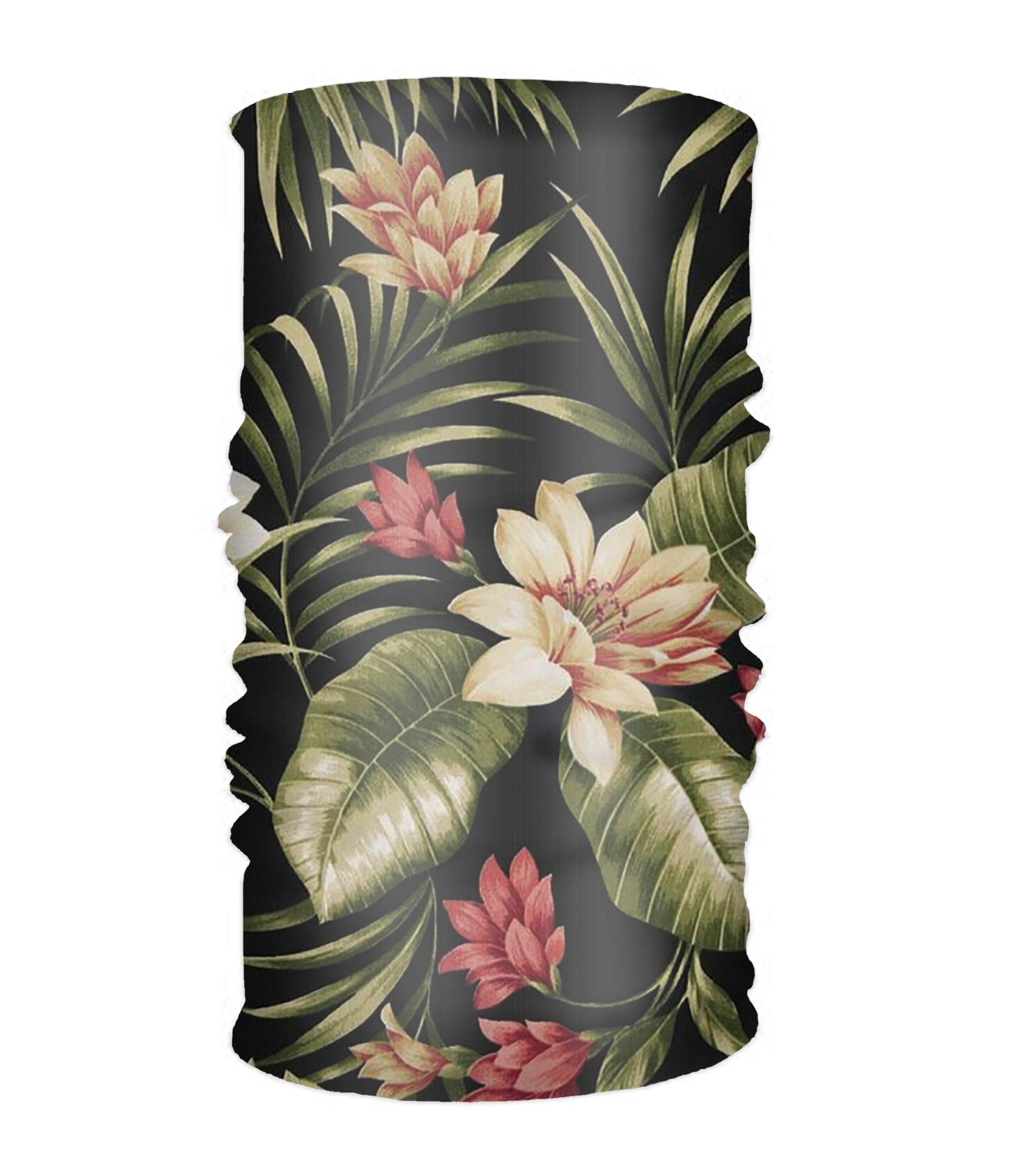 Outdoor Headband, Elastic Seamless Scarf Flower Fabric Design Sport Headwear for Men & Women