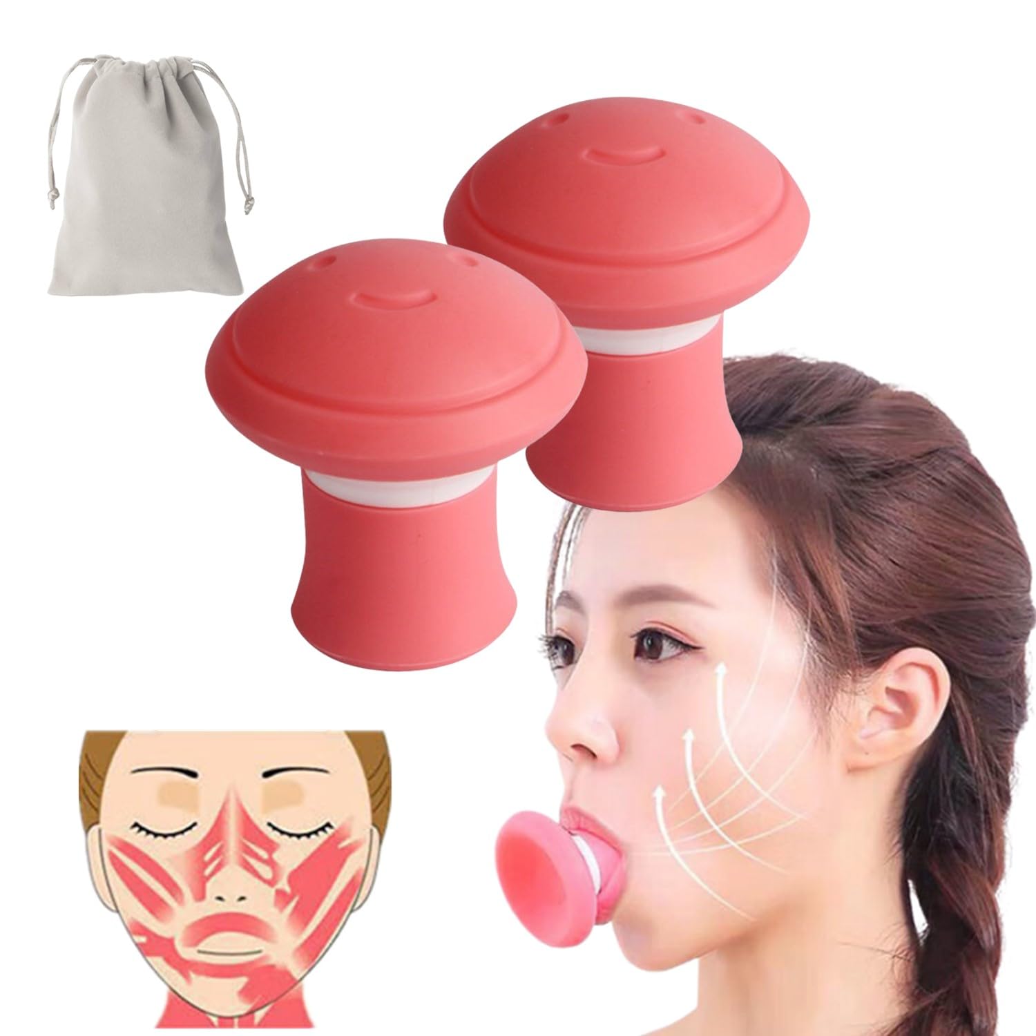 Amazon | フェイスエクササイザー フェイストレーナー 口 くわえる