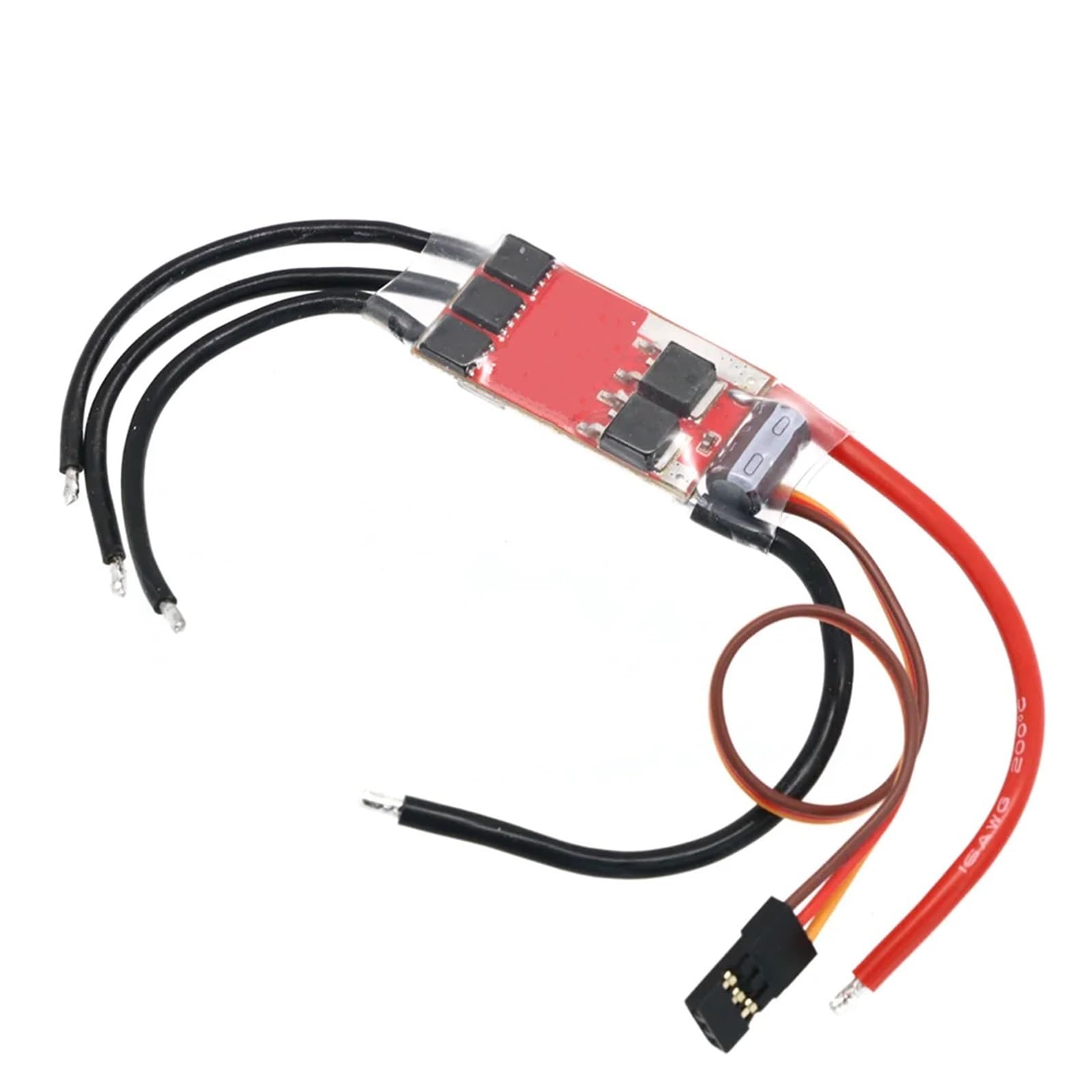 Per AM32 2-4S 30A Dual Way Brushless ESC Regolatore Velocità Con 6V 2A RC Modello Auto Accessorio Modificato Sostituzione Camion Rimorchio Veicolo ESC RC