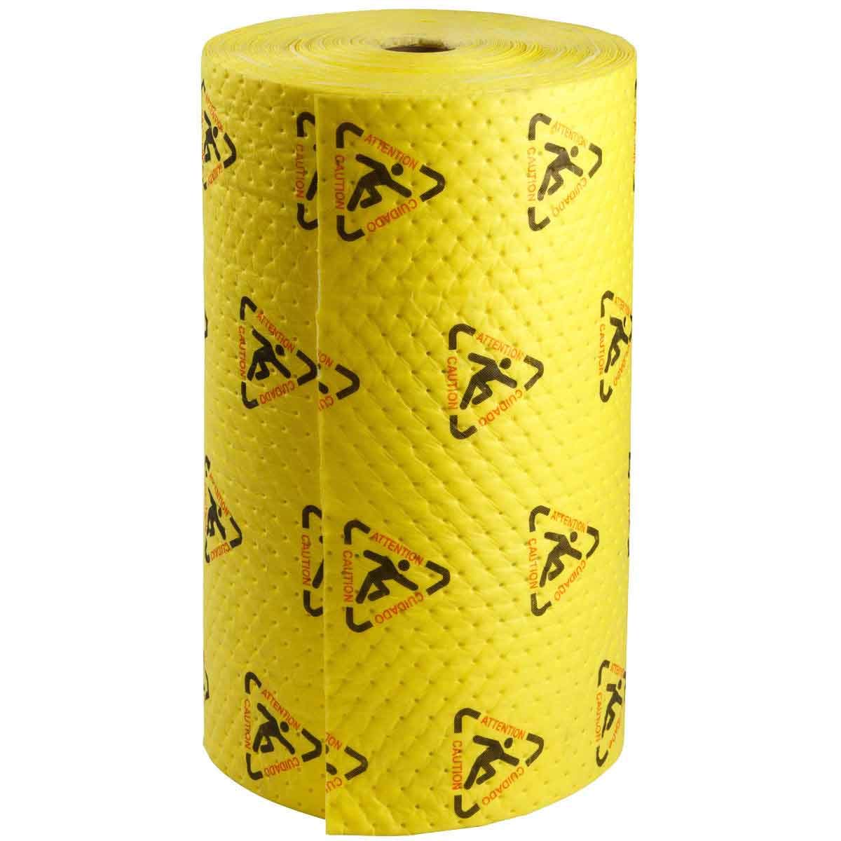 Sorbent Products Company CH303 MAXX Chemical Roll, Polypropylene, 30" x 300', Black on Yellow